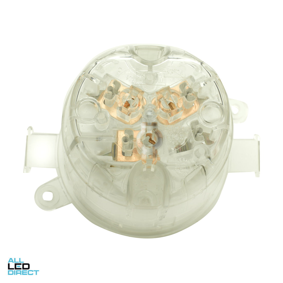 HPM 10 Amp EXCEL 3 Pin Single Plug Base Clear ALL LED Direct