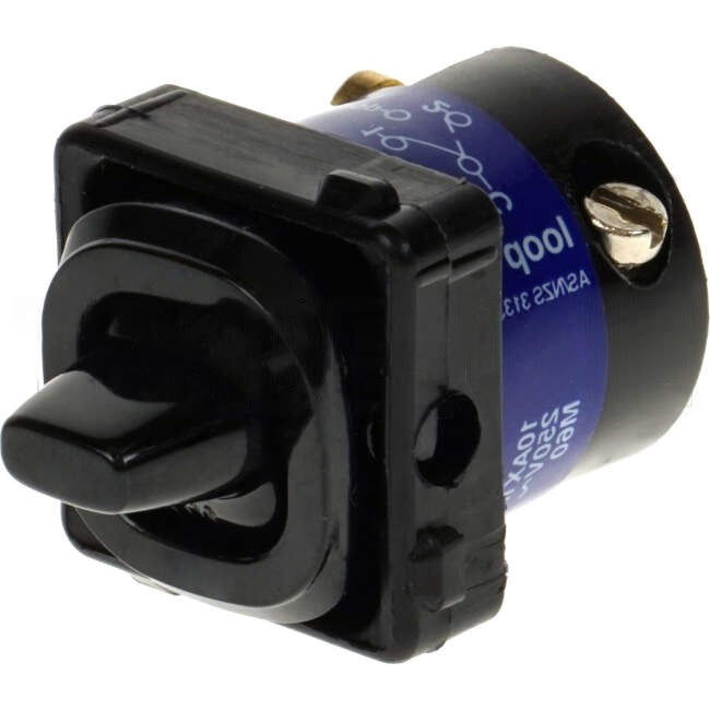 Clipsal 10 Amp 30 SERIES 3 Position Toggle Switch Mech Black