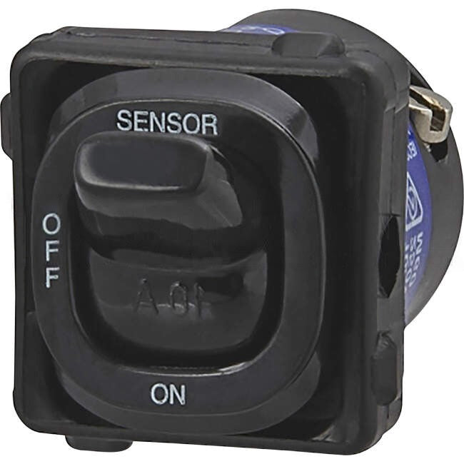 Clipsal 10 Amp 30 SERIES 3 Position Toggle Switch Mech Black Engraved With 'SENSOR/OFF/ON'