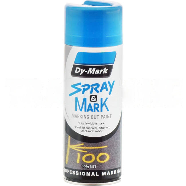 Dy-Mark Blue Fluro Spray Paint Aerosol Can