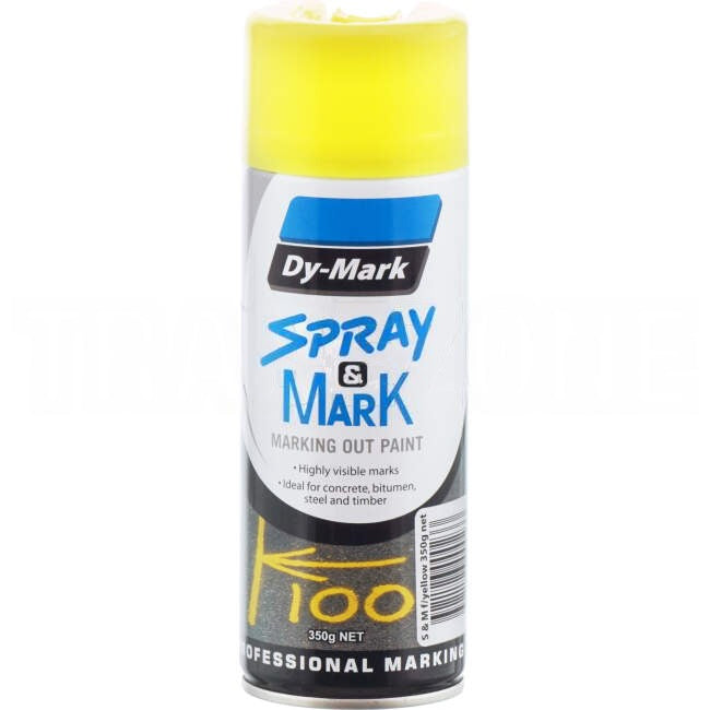 Dy-Mark Yellow Fluro Spray Paint Aerosol Can