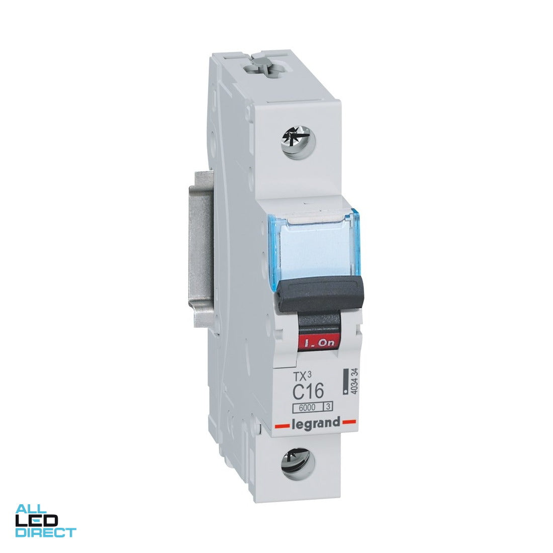 Legrand 16 Amp TX3 Miniature Circuit Breaker MCB C Curve 1 Pole 6kA