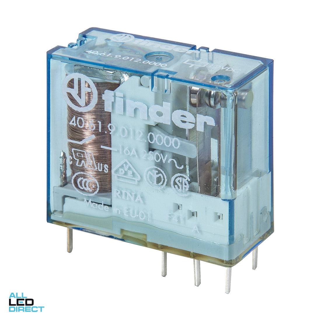 NHP FINDER 16 Amp 1 x C/O Contact 24 Volts DC Coil Miniature PCB Relay