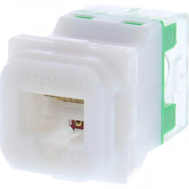 Clipsal ICONIC CAT6A RJ45 Data Mech White Each – All LED Direct