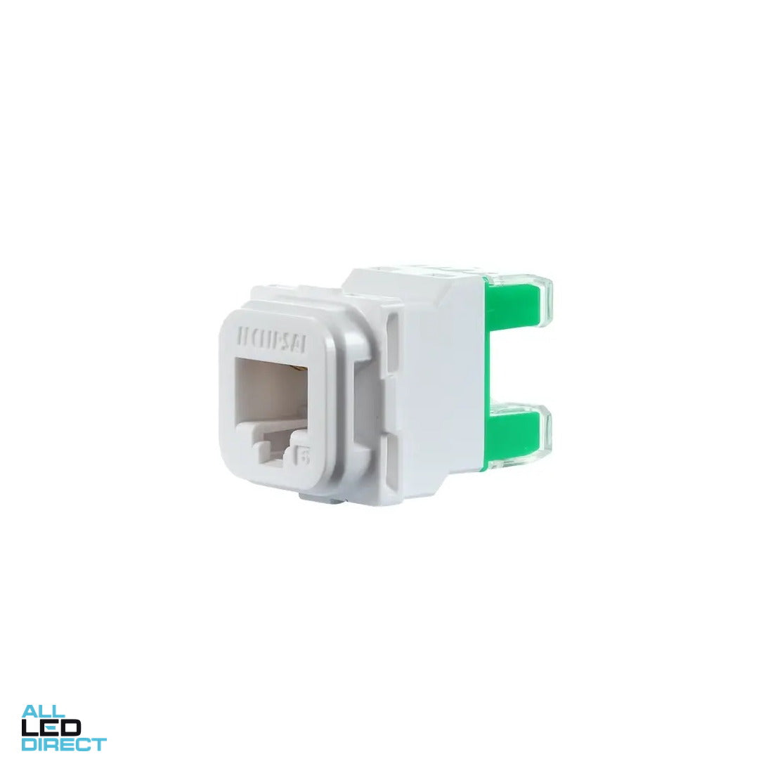 Clipsal CAT6 RJ45 Data Mech Suitable For Clipsal Wall Sockets Extra Vivid White Each ALL LED Direct