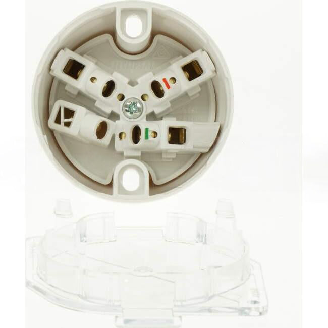 Clipsal 10 Amp 3 Pin Single Plug Base White