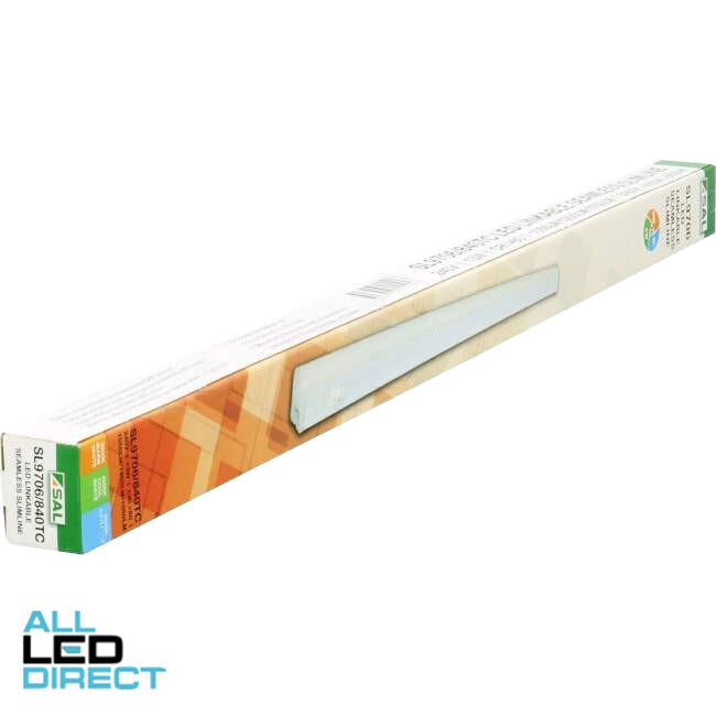 SAL 13 Watt 840mm LED Linkable Batten Tri Colour Flex & Plug White