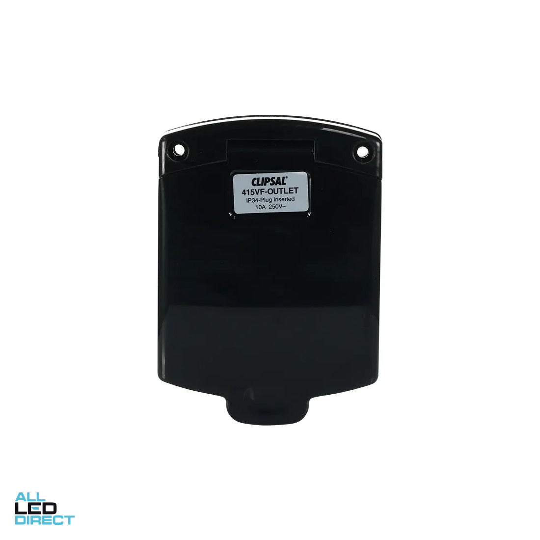 Clipsal 10 Amp Single Weatherproof Caravan Outlet Black ALL LED Direct