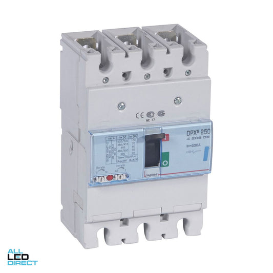 Legrand 200 Amp 3 Pole Moulded Case Circuit Breaker MCCB 70kA