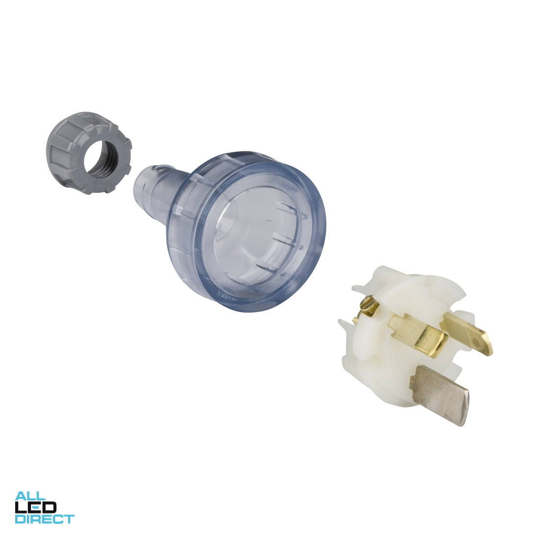 Clipsal 15 Amp 3 Pin Male Plug Top Suitable For 1.5mm Cable Transparent ALL LED Direct