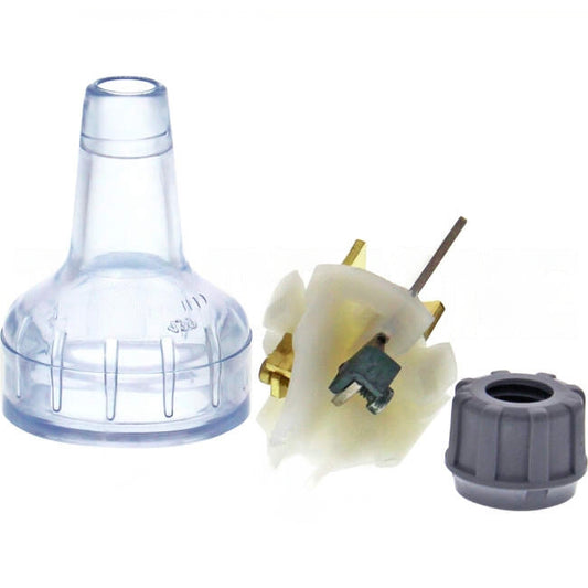 Clipsal 15 Amp 3 Pin Male Plug Top Suitable For 1.5mm Cable Transparent