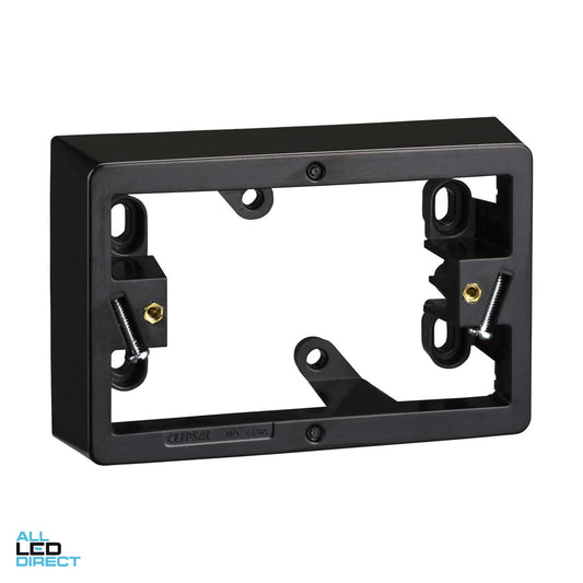 Clipsal 37mm Standard Mounting Block Black ALL LED Direct