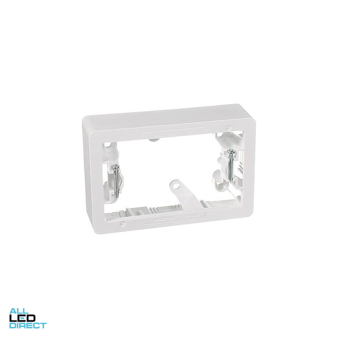 Clipsal 34mm 1 Gang Standard Mounting Block Vivid White ALL LED Direct