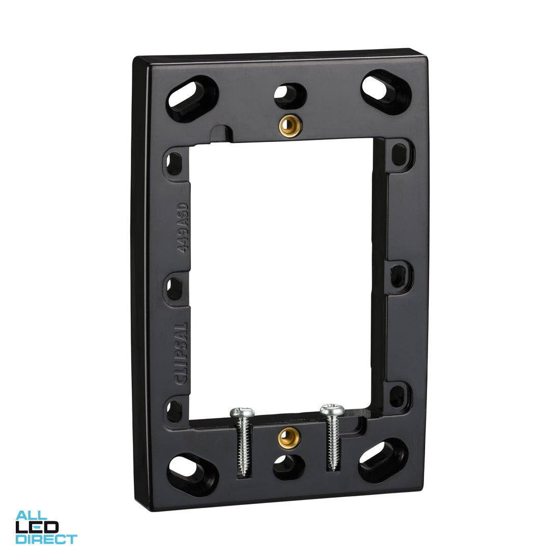 Clipsal 14mm Shallow Mounting Flange Black ALL LED Direct