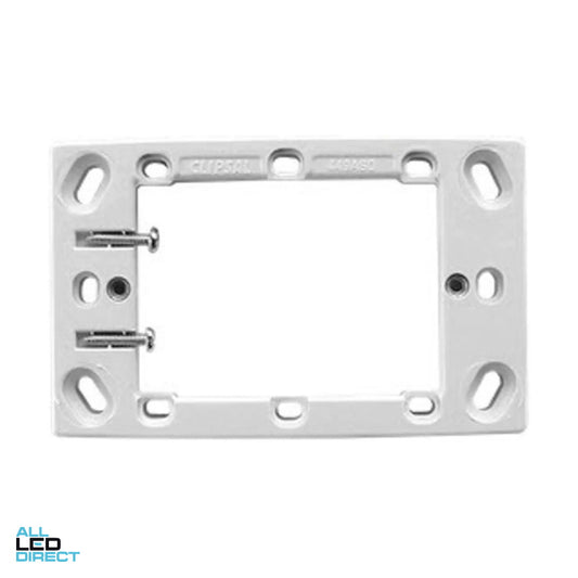 Clipsal 14mm Shallow Mounting Flange White ALL LED Direct