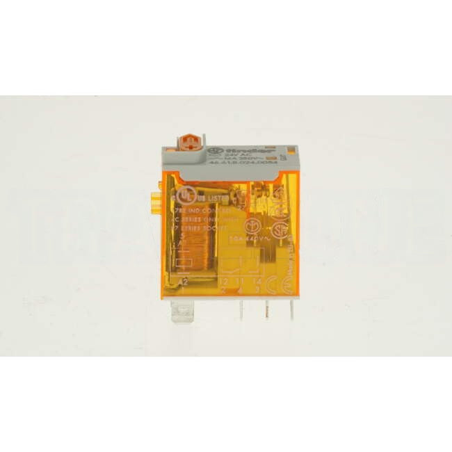 NHP FINDER 16 Amp 1 x C/O Contact 24 Volts AC Coil With LED Indicator Miniature Industrial Relay Plug In