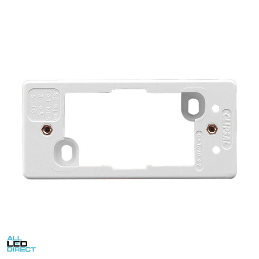 Clipsal 25mm 1 Gang Mounting Block To Suit 16 SERIES White