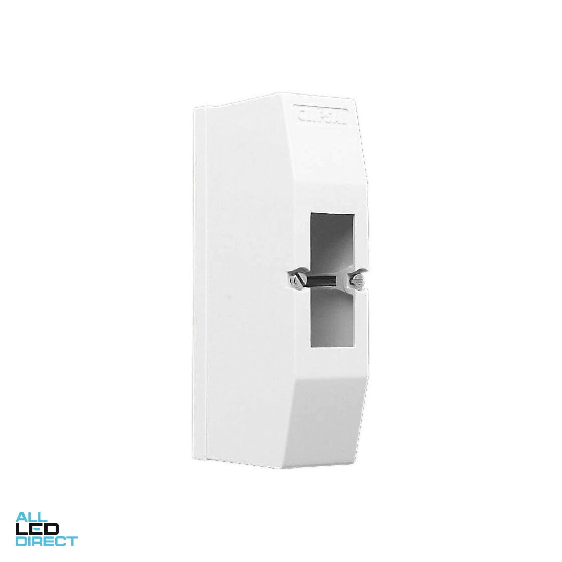 Clipsal 1 Pole Surface Mounted Enclosure Including Din Rail ALL LED Direct