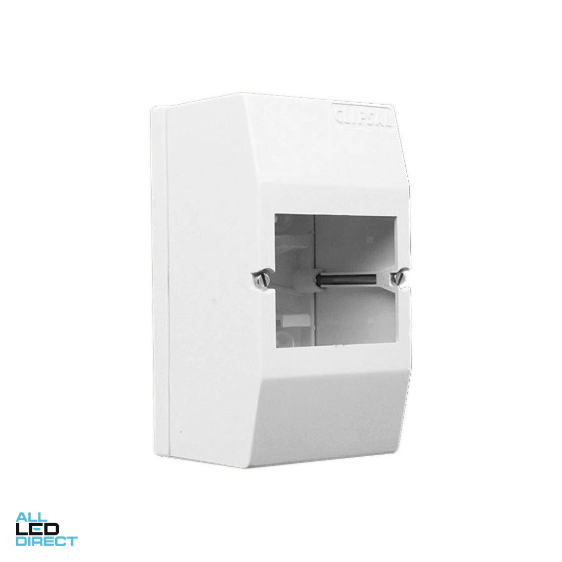 Clipsal 3 Module Surface Mounted Switchboard Enclosure White Electric ALL LED Direct