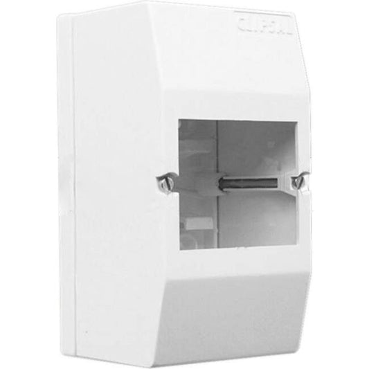 Clipsal 3 Module Surface Mounted Switchboard Enclosure White Electric