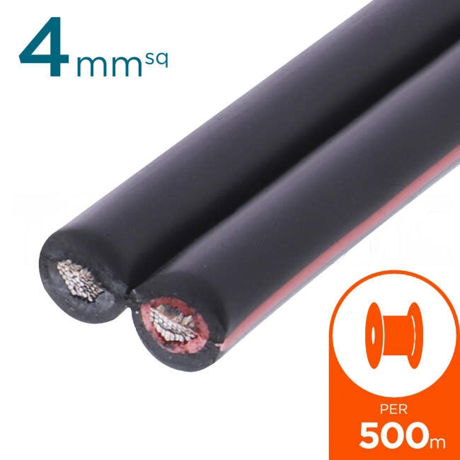 4mm DC Twin Solar Cable IEC62930 1500v 500 Metre Drum