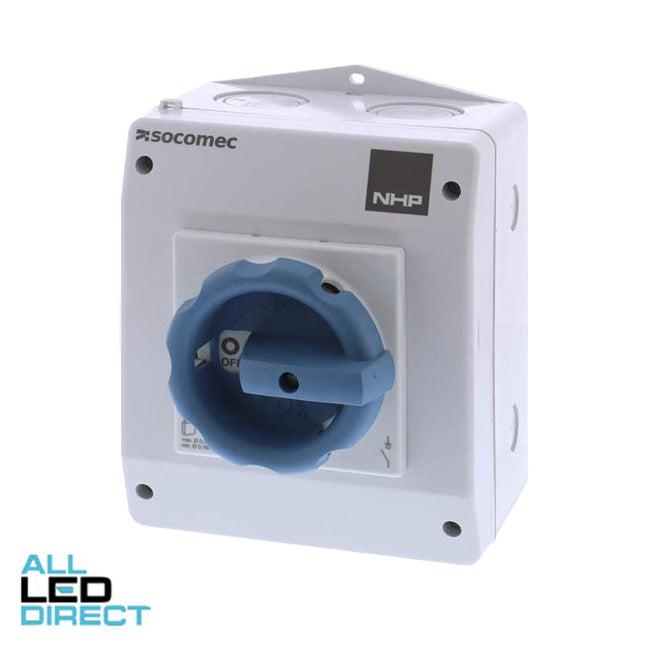 NHP 100 Amp 3 Pole DC IP65 Enclosed Isolator Switch