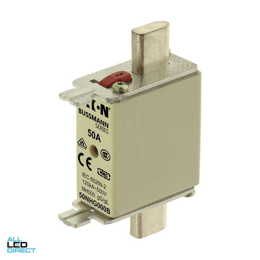 Eaton Bussmann 50 Amp Low Voltage NH Fuse 500 Volts AC