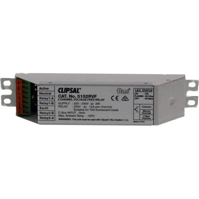 Clipsal C-Bus 10 Amp 2 Channel Inline Relay