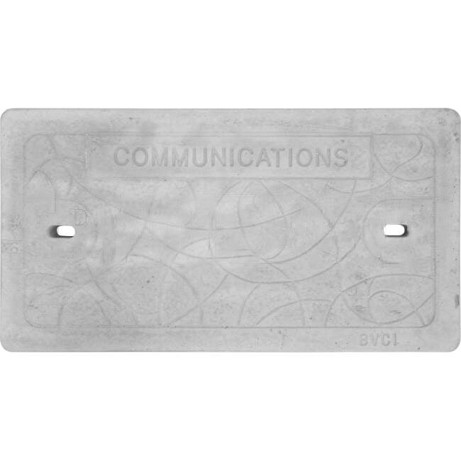 Cubis Class A P4 Cable Pit Concrete Lid Engraved With COMMUNICATIONS