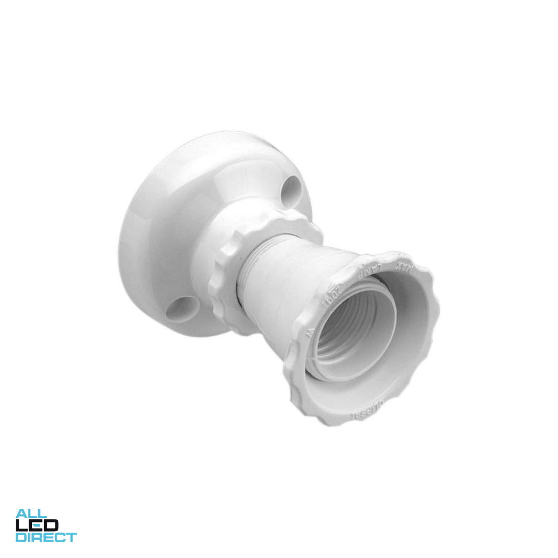 Clipsal Edison Screw Batten Holder With Fixings White