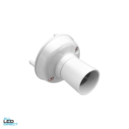 Clipsal 2 Pin Bayonet Cap Batten Holder With Fixings White – Model 530T-WE