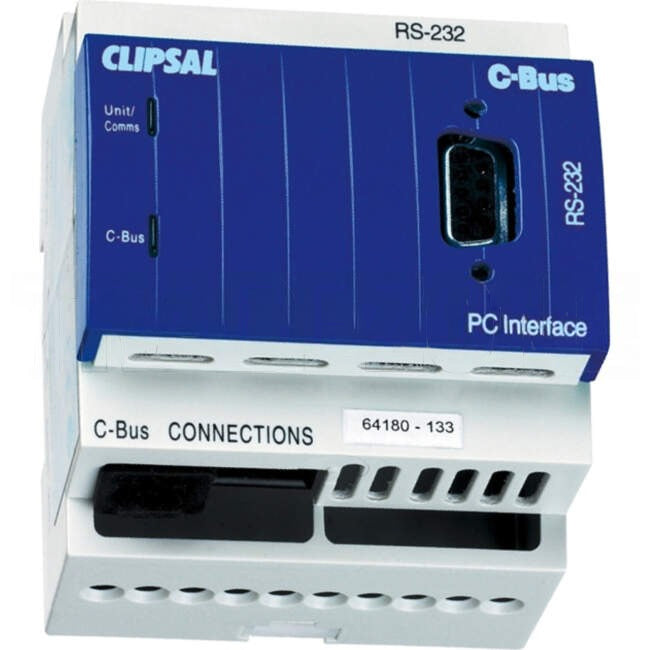 Clipsal C-Bus 4 Module Din Rail Mounted PC Interface