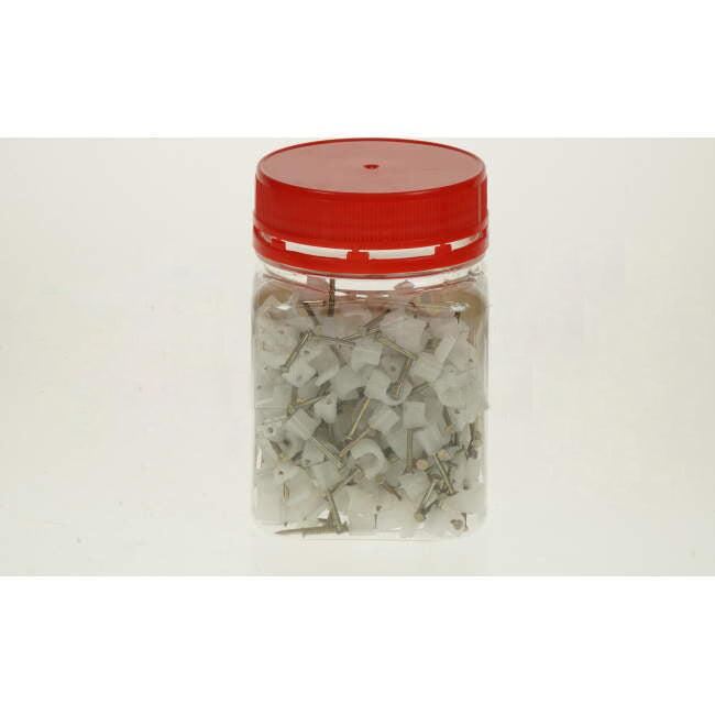 Clipsal 5mm Or 2.5mm SDI Cable Clips Jar Of 100