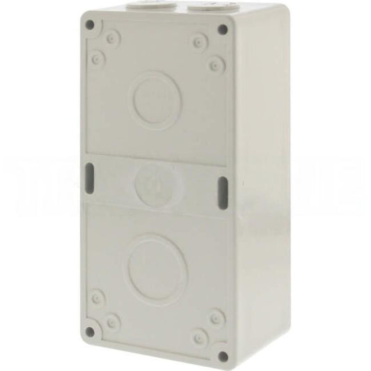 Clipsal 56 SERIES 101mm W x 198mm H x 63mm D Industrial 2 Module Mounting IP66 Enclosure