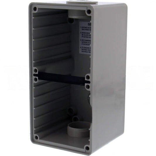 Clipsal 2 Gang 56 SERIES Deep Mounting IP66 IP66 Enclosure Grey