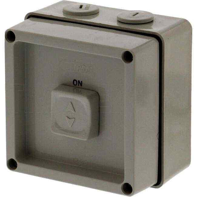 Clipsal 10 Amp 56 SERIES 1 Pole IP56 Single Sliding Industrial Surafce Switch Grey - Default Title (56SSW10GY)