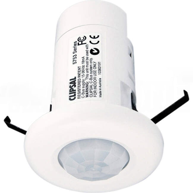 Clipsal C-Bus 360 Degree Flush Mount PIR Occupancy Multi-Sensor White