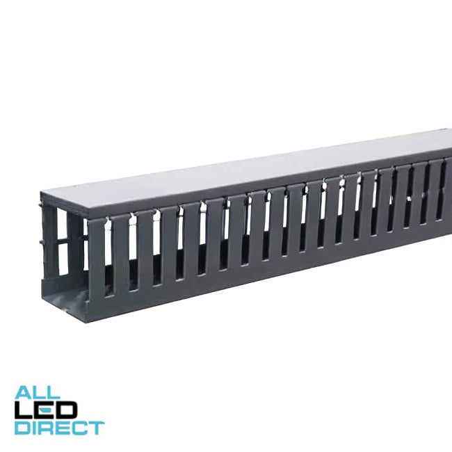 NHP 40mm x 40mm x 2 Metres Rigid Open Slotted Cable Duct