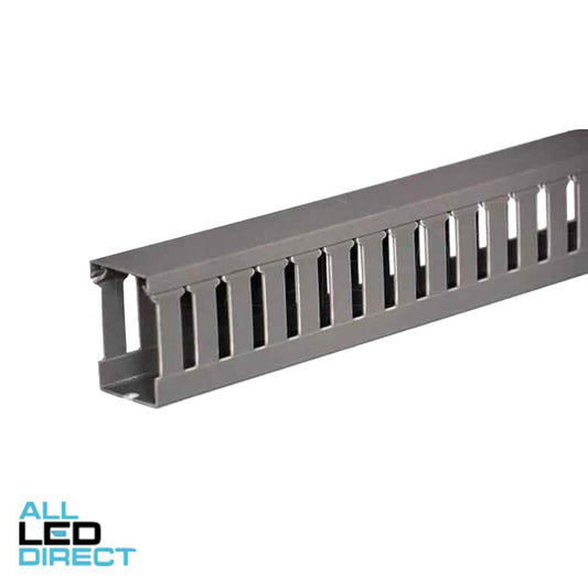 NHP 40mm x 60mm x 2 Metres Rigid Open Slotted Cable Duct