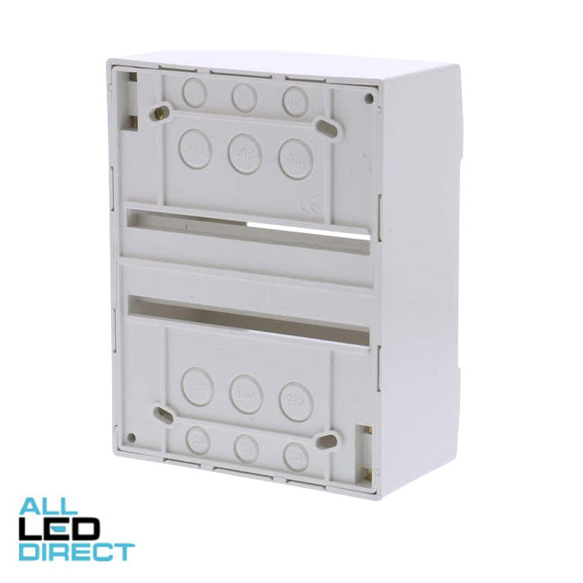 Tesla 6 Pole Din Rail Circuit Breaker Cover No Links IP30 Each