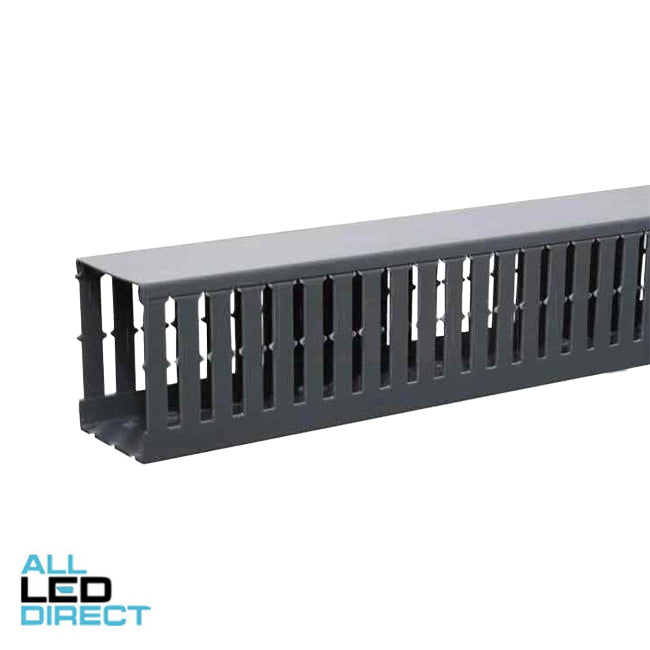 NHP 60mm x 60mm x 2 Metres Rigid Open Slotted Cable Duct