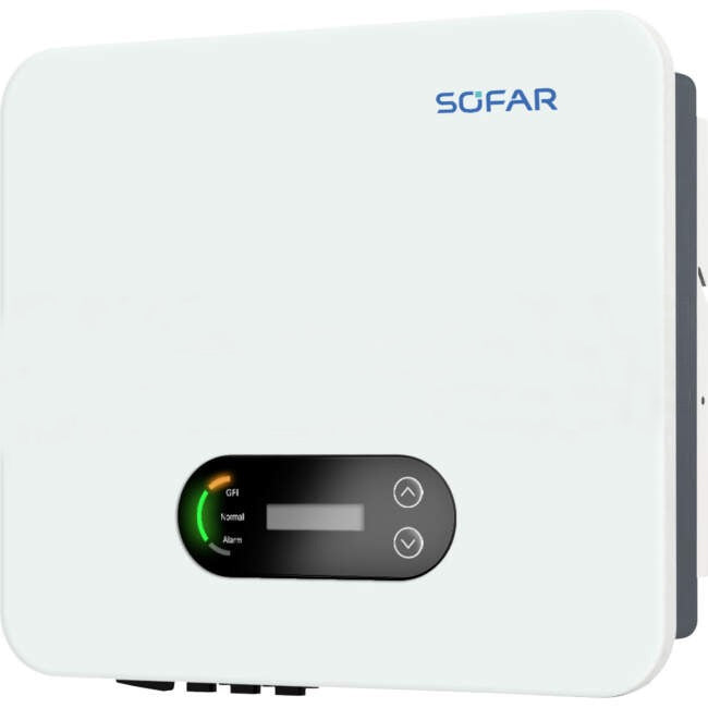 Sofar 5kW 3 Phase Solar Inverter With Dual MPPT Dual Built In DC Switches & WIFI Dongle