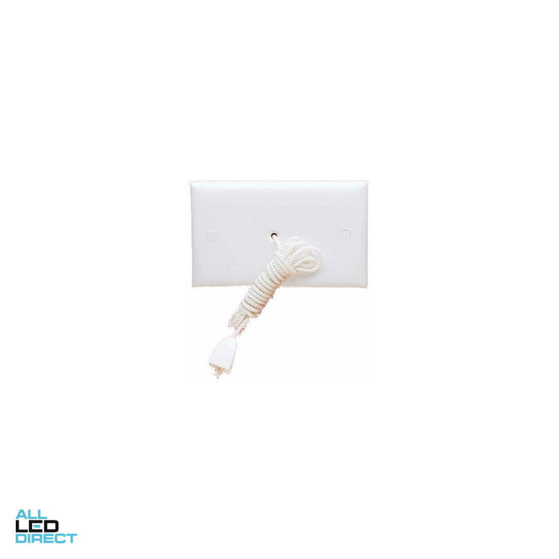 HPM 10 Amp 1 Gang Internal Ceiling Pull Cord Switch White