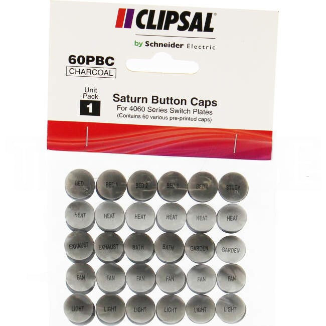 Clipsal Pre-Labelled Button Caps