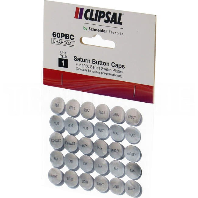 Clipsal Pre-Labelled Button Caps