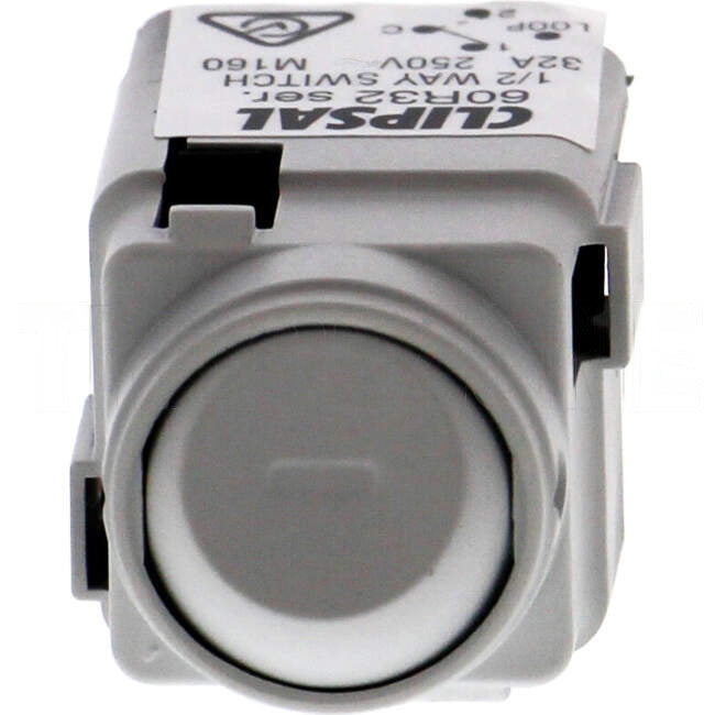 Clipsal 32 Amp 60 SERIES 2 Way Switch Mech Assembly Zen White