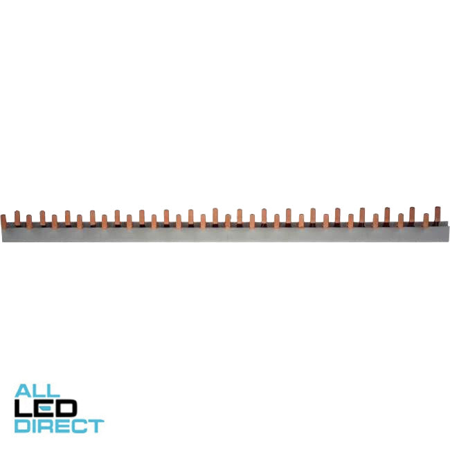 NHP 80 Amp Insulated Fork Busbar 2 Phase 18 Pole Active Plus Neutral