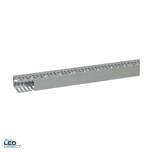 Legrand TRANSCAB 40mm X 60mm x 2 Metre Slotted Cable Duct Grey