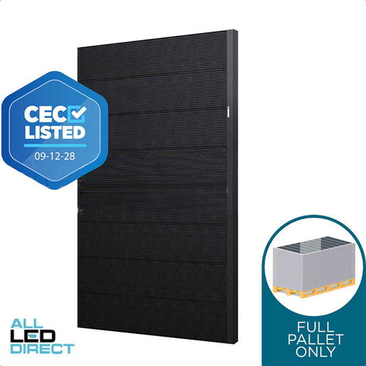 REC Solar 470 Watt ALPHA PURE RX 30mm All Black Solar Panel PALLET OF 33
