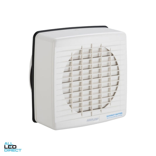 Clipsal 150mm AIRFLOW Square Window Exhaust Fan With Auto Louvre ALL LED Direct